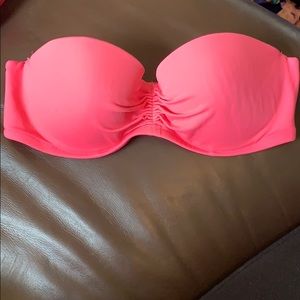 Victoria secret pink tube top swim 34c